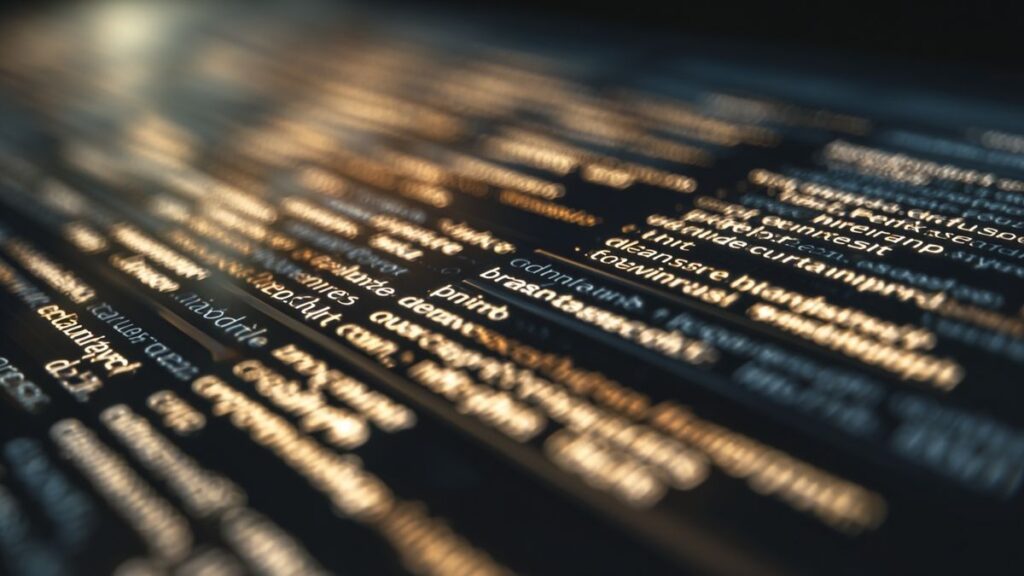 Vocabulaire français informatique